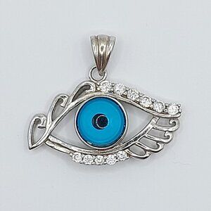 Large Evil Eye Pendant Keychain
